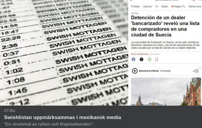 Sundsvalls Swishlista I Mexikansk Media
