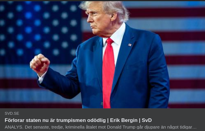 Staten & Trumpismen I SvD