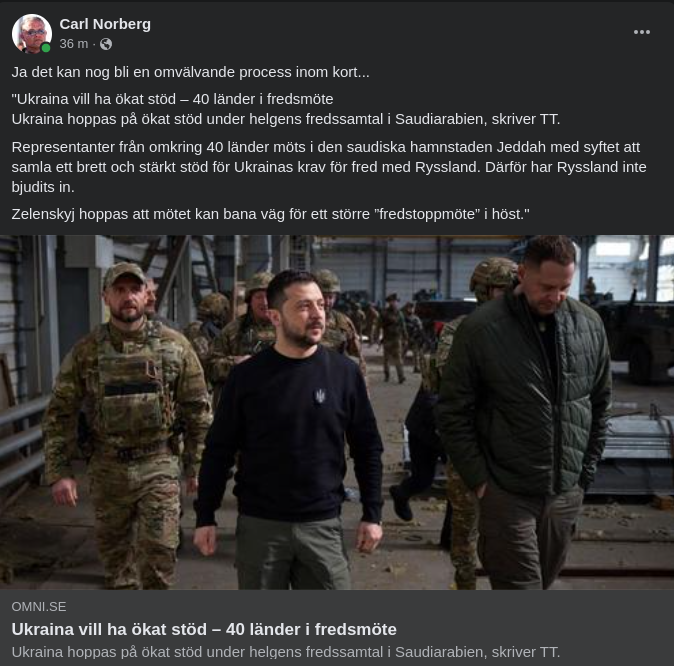 Ukraina Vill Ha Mer Stöd