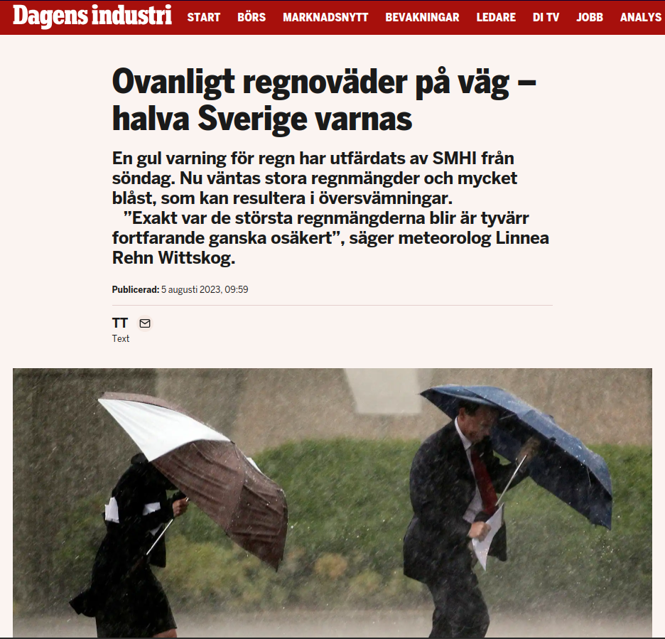 Helgplanering & Väder