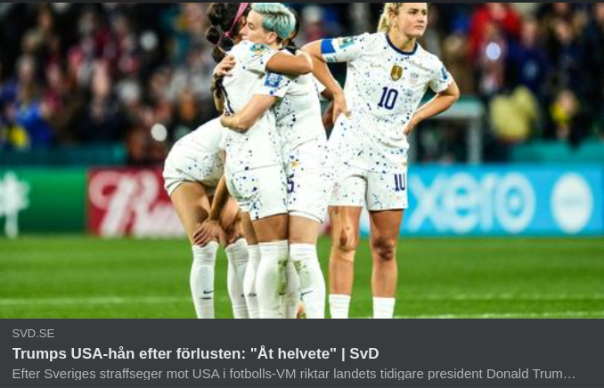 Trumphånad Damfotboll I SvD