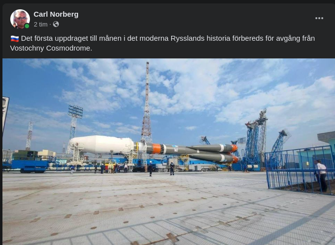 Rysk Månfärdsavgångsförberedelse