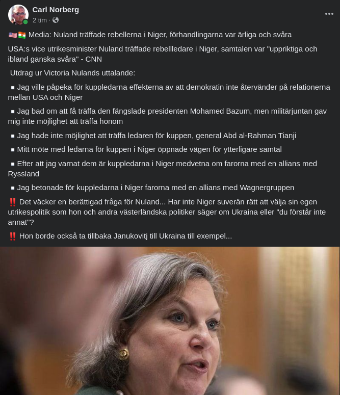 Nuland I Niger