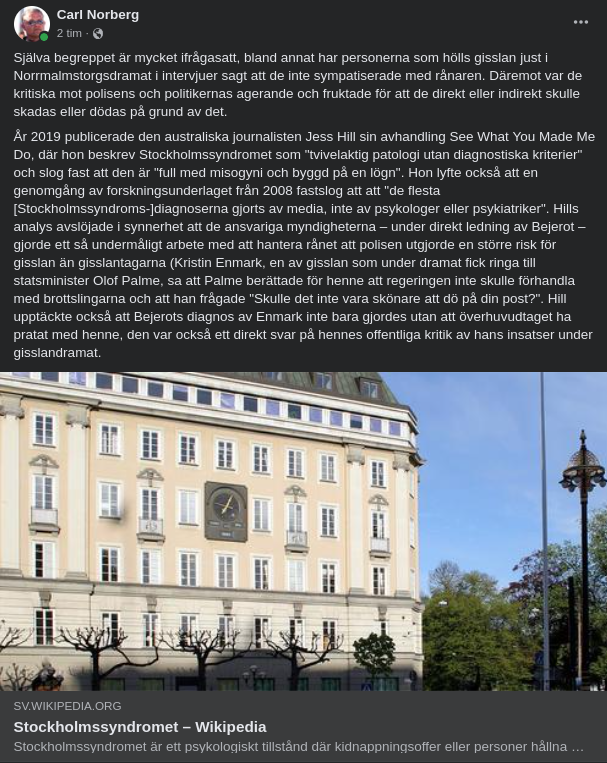 Begreppet Stockholmssyndromet