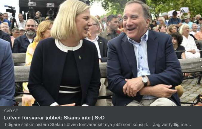 Oskämmig Löfven