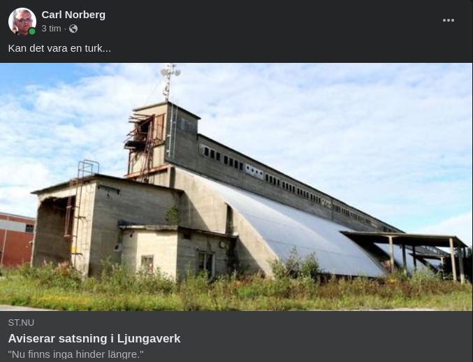 Aviserad Ljungaverkssatsning