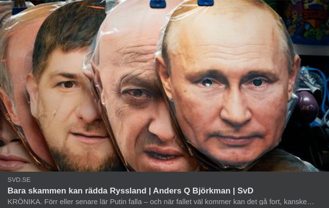 Räddande Skam I SvD