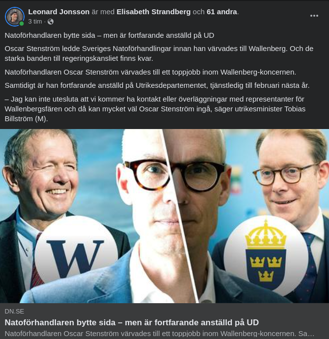 Wallenbergsfären & Regeringskansliet