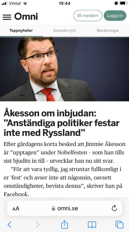 Anständiga Politikers Festpartners