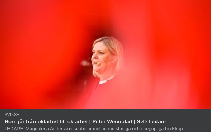 Från Oklarhet Till Oklarhet I SvD Utan Djup