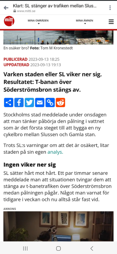 Mera Stängd Tunnelbana