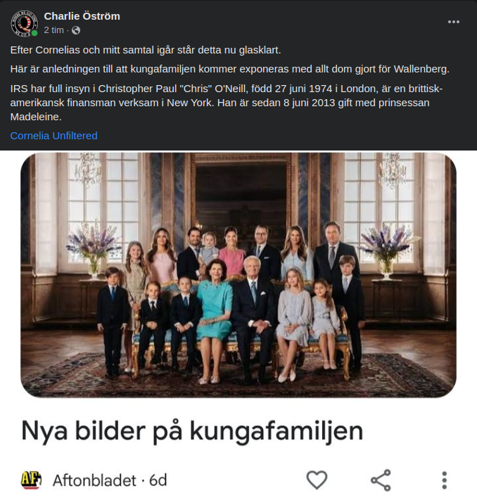 IRS Väg In I Kungafamiljen