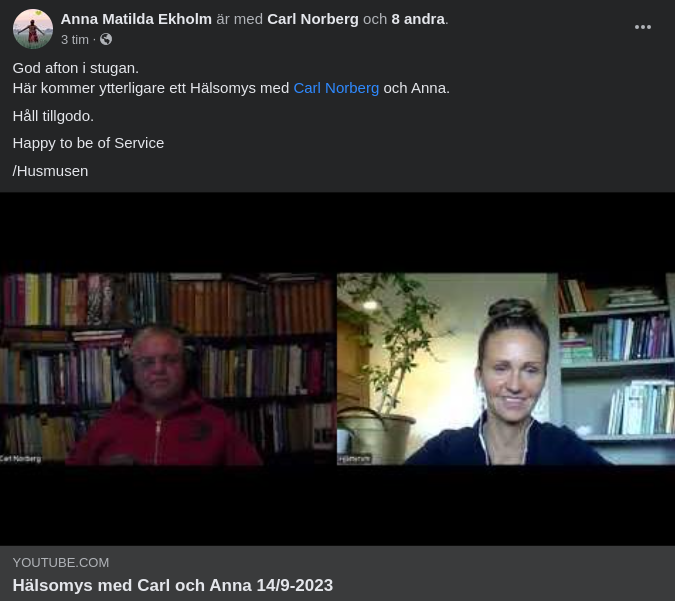 Hälsomys 2023 09 14