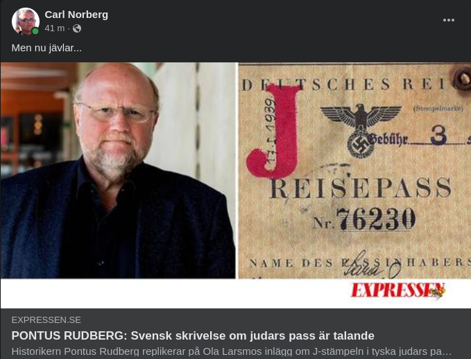 Oeniga Historiker & Särskiljande Judepass