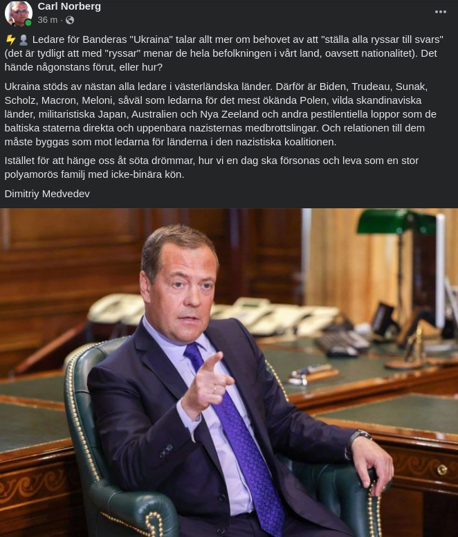 Medvedev Om Dagens Nazister
