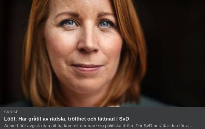 Gråtande Annie I SvD