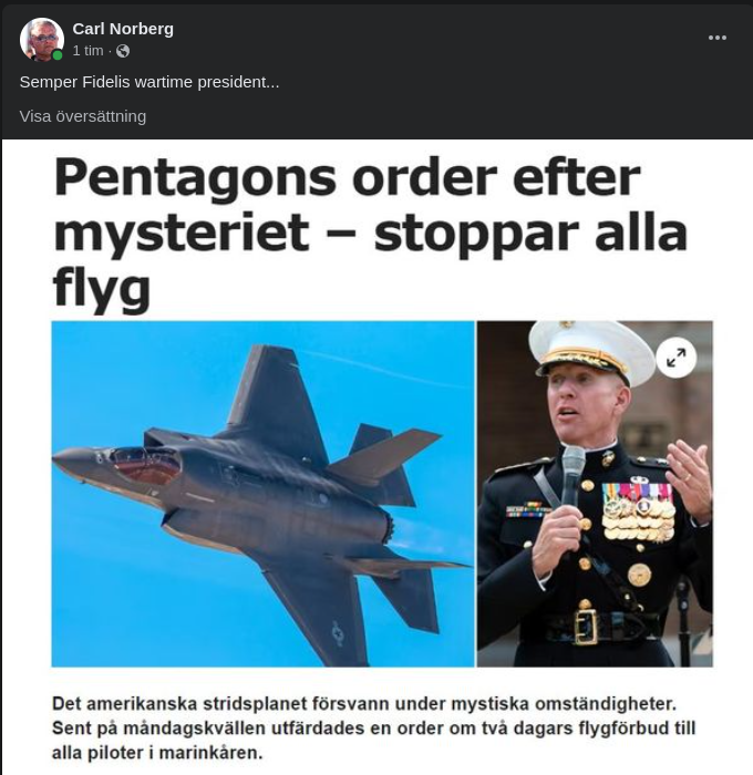 Semper Fidelis Wartime President