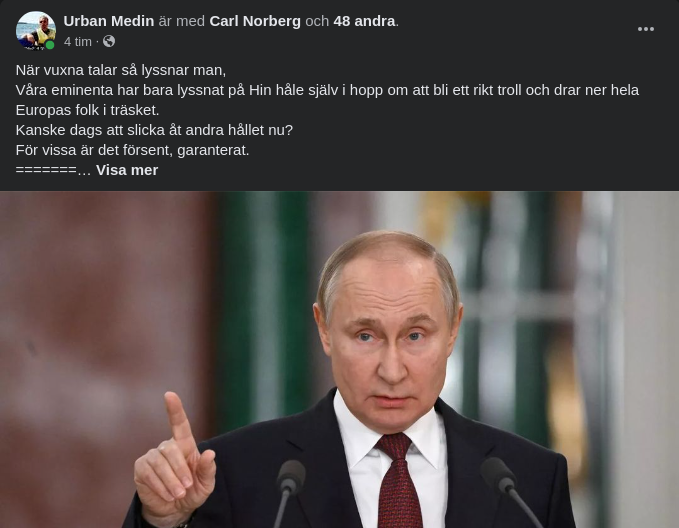 Geopolitiskt Historiesammanfattande Putin