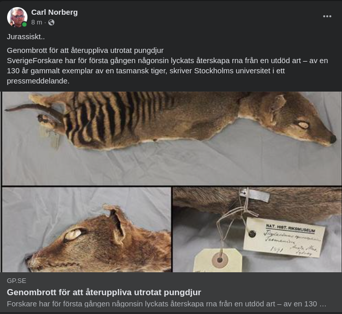 Jurrasiskt Sverigeforskande