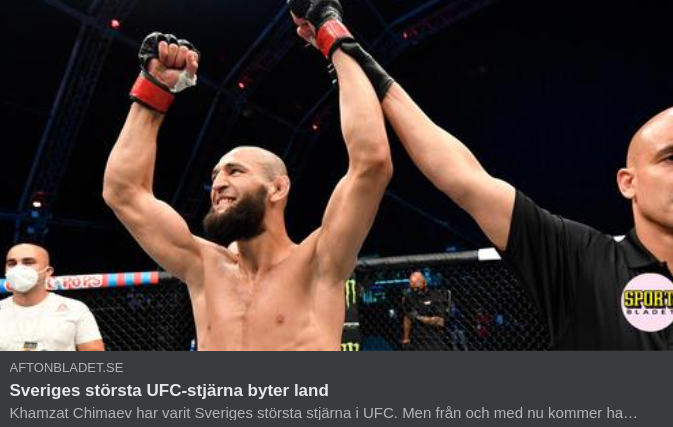 Landsbytande UFC-Stjärna