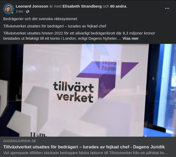 Bedraget Tillväxtverk