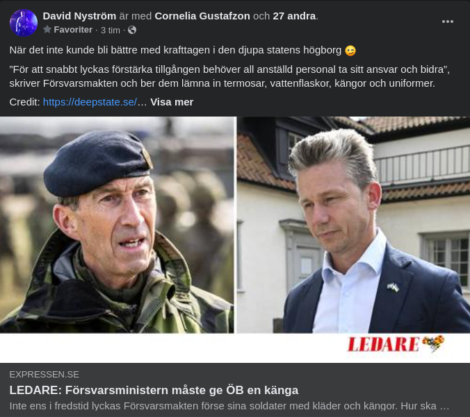 Militärisk Persedelbrist