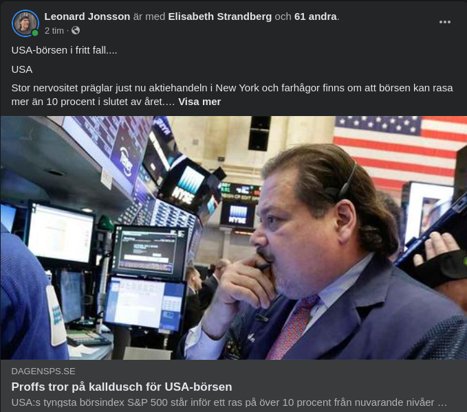 Kallduschtroende Börsproffs