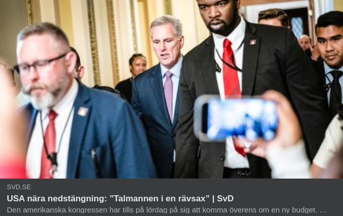 Rävsaxad Talman I SvD