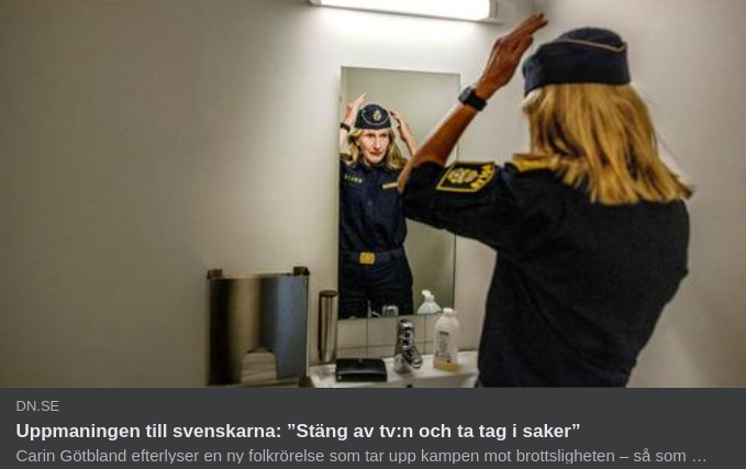 Tillspetsande Polis-Carin I DN