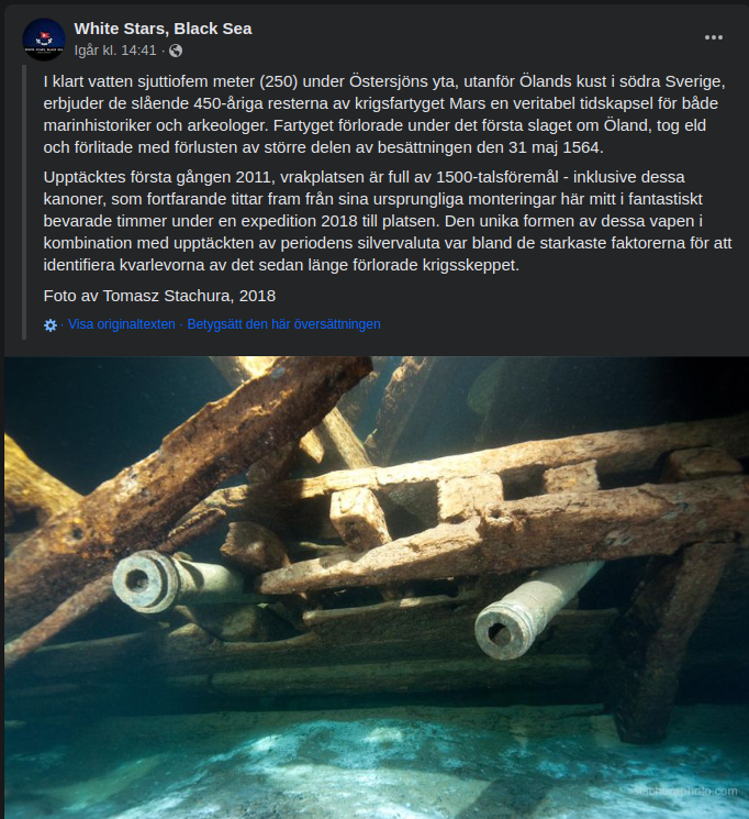 Kanonsikt I Östersjön