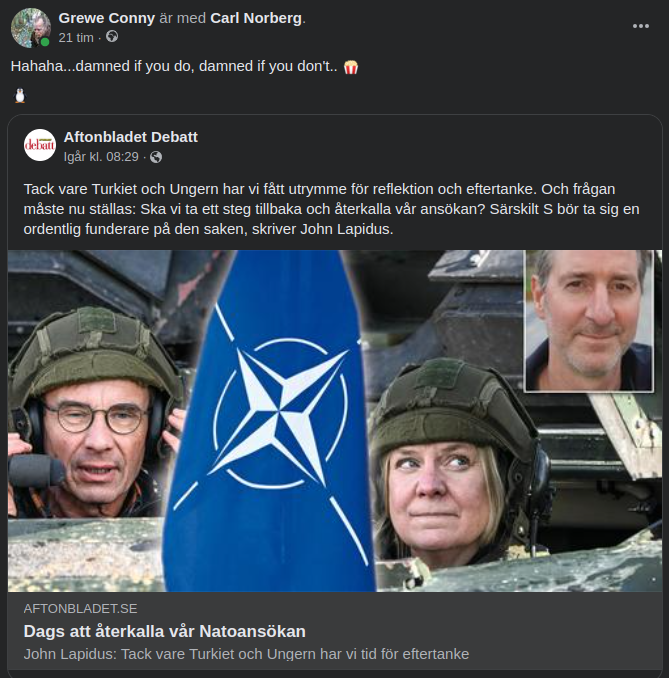 Återkallande Av Nato-Ansökan?