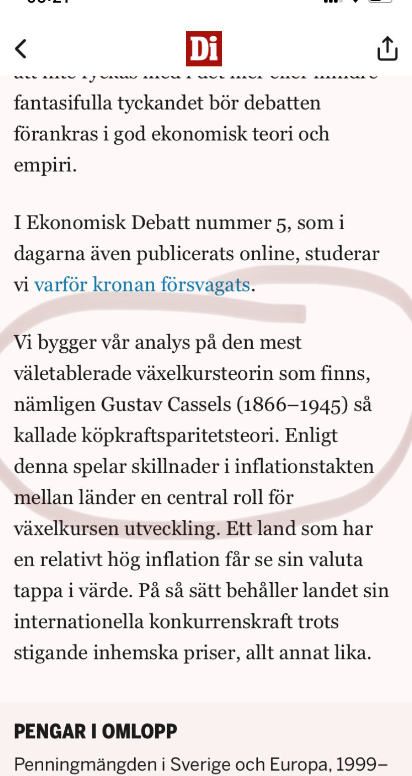 Ekonomisk Klockringning