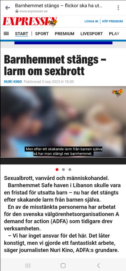 Sexbrottslarm Stänger Daghem