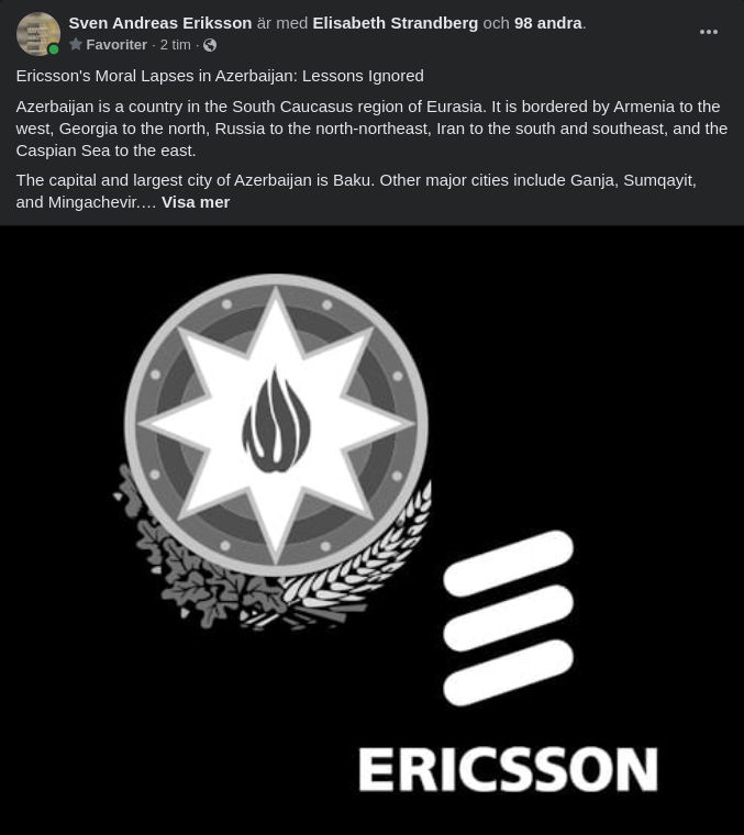 Ericsson I Azerbajdzjan