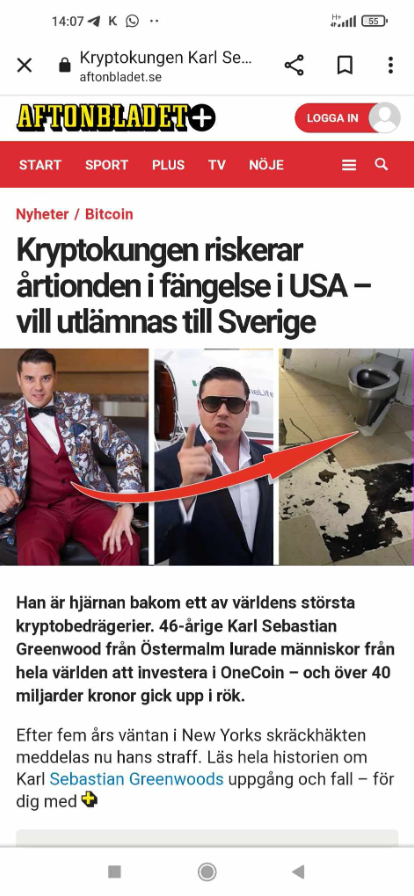 Kryptokung Vill Till Sverige