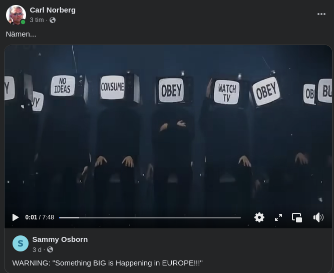 Något Stort Sker I Europa