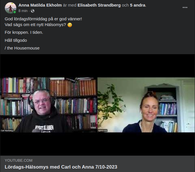 Hälsomys 2023 10 07