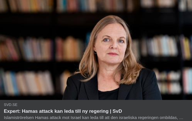 Otroligt Oförutsett I Israel..