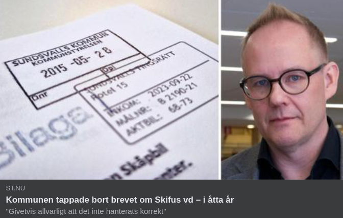 Åttaårig Kommunal Skifubrevhantering