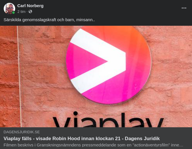 Televisionens Särskilda Genomslagskraft