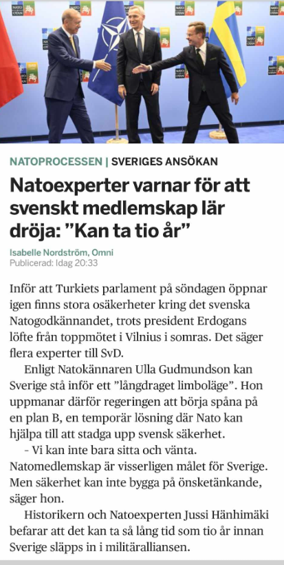 Expertvarning För Långdröjande Natomedlemskap