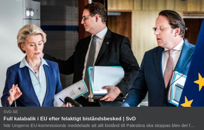 EU-Kalabalik & Palestinsk Realekonomi