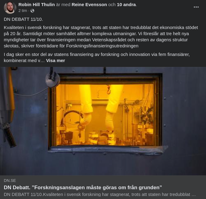 Forskningsanslagsgrund I DN