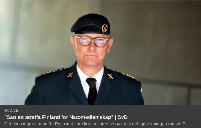 Finlandsstraffande Ryssland I SvD