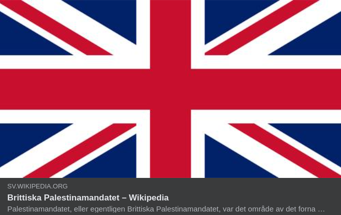 Brittiska Palestinamandatet