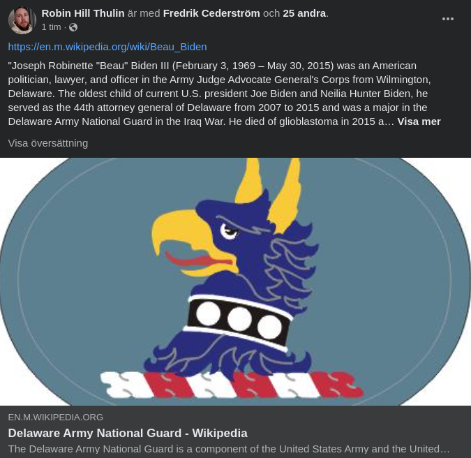 Delaware Army National Guard & Biden