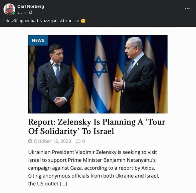 Nazzejudiskt Israelbesök..