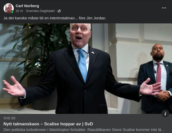 Talmanskandidat Hoppar Av