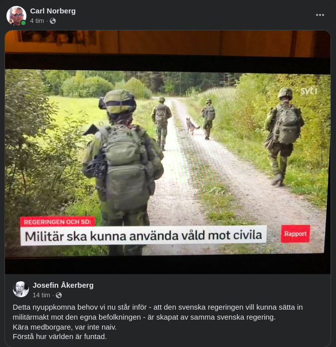 Inhemskt Militärt Våld Som Väckningssignal