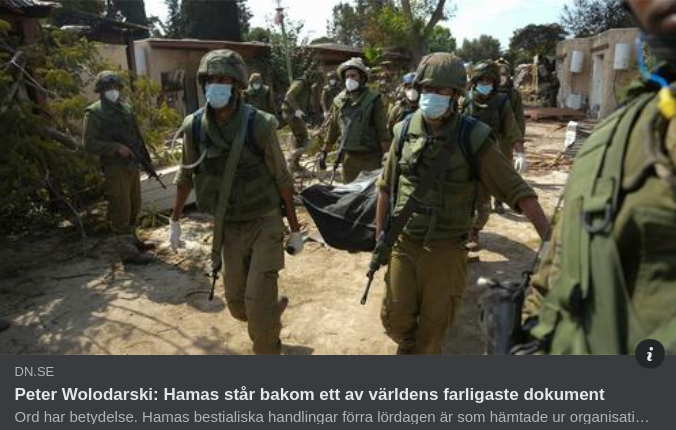 Hamas Bakom Ett Av Världens Farligaste Dokument I DN